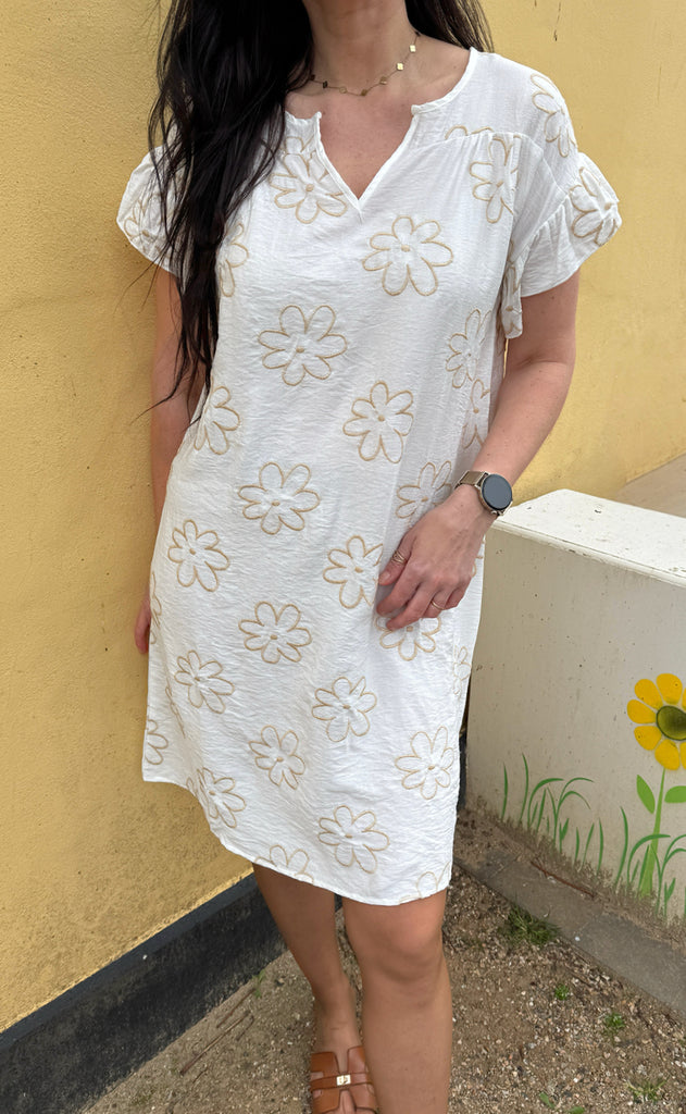 Say INA Copenhagen Kjole - Emma - Flower Embroidery
