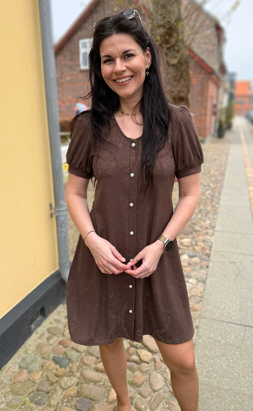 Say INA Copenhagen Kjole - Fia - Dark Brown
