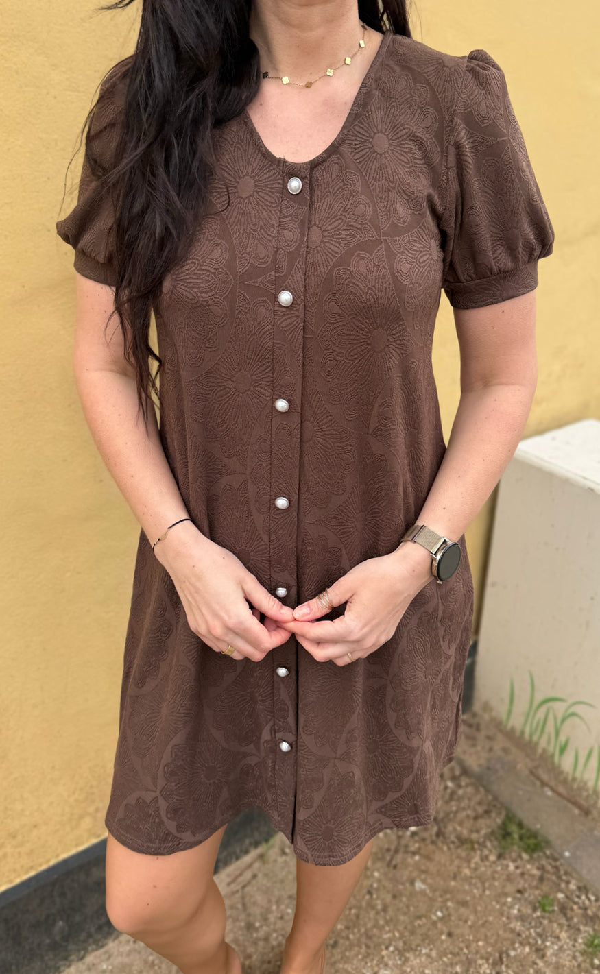 Say INA Copenhagen Kjole - Fia - Dark Brown