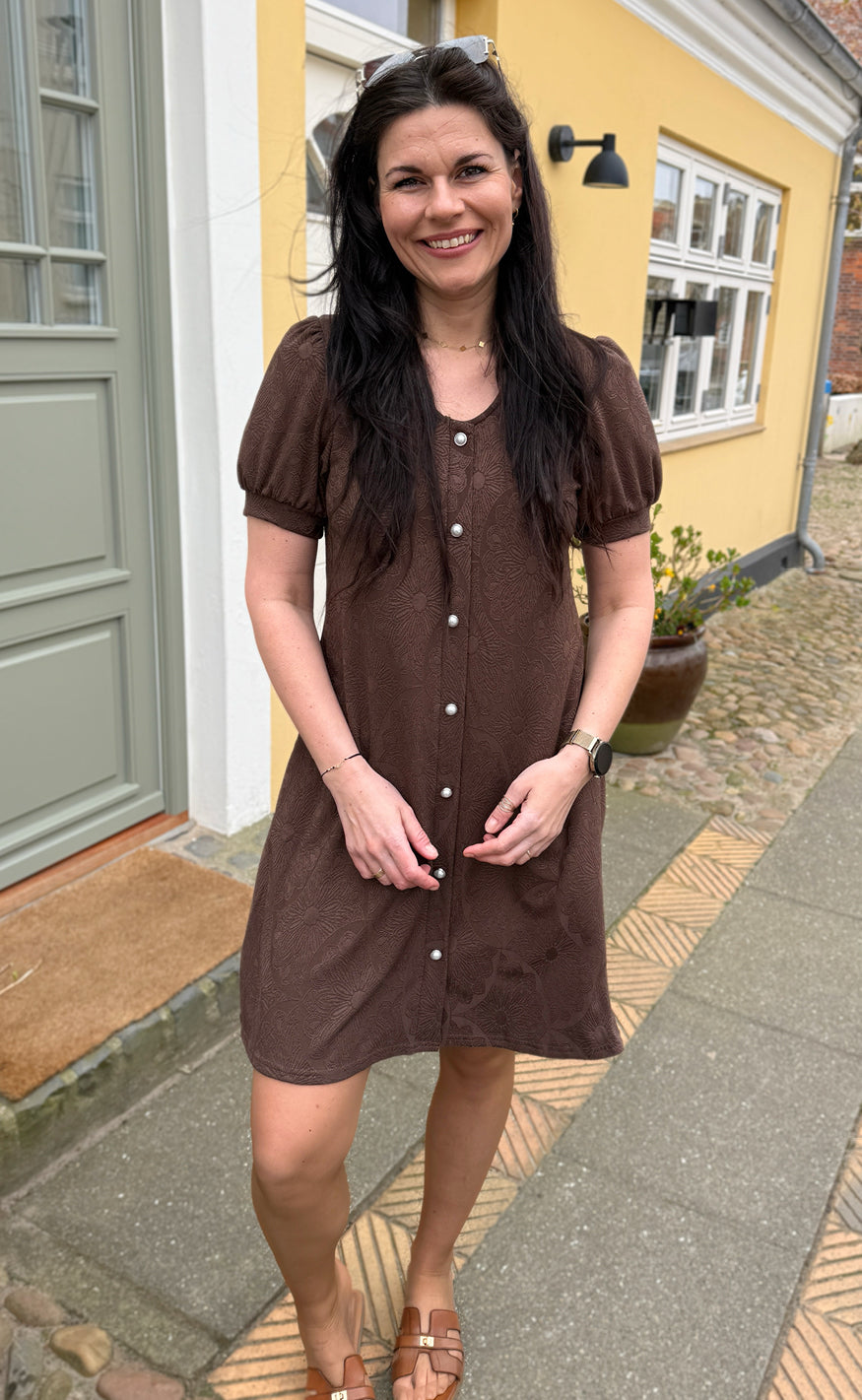 Say INA Copenhagen Kjole - Fia - Dark Brown