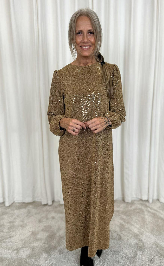 Say INA Copenhagen Kjole - Fia Long - Golden