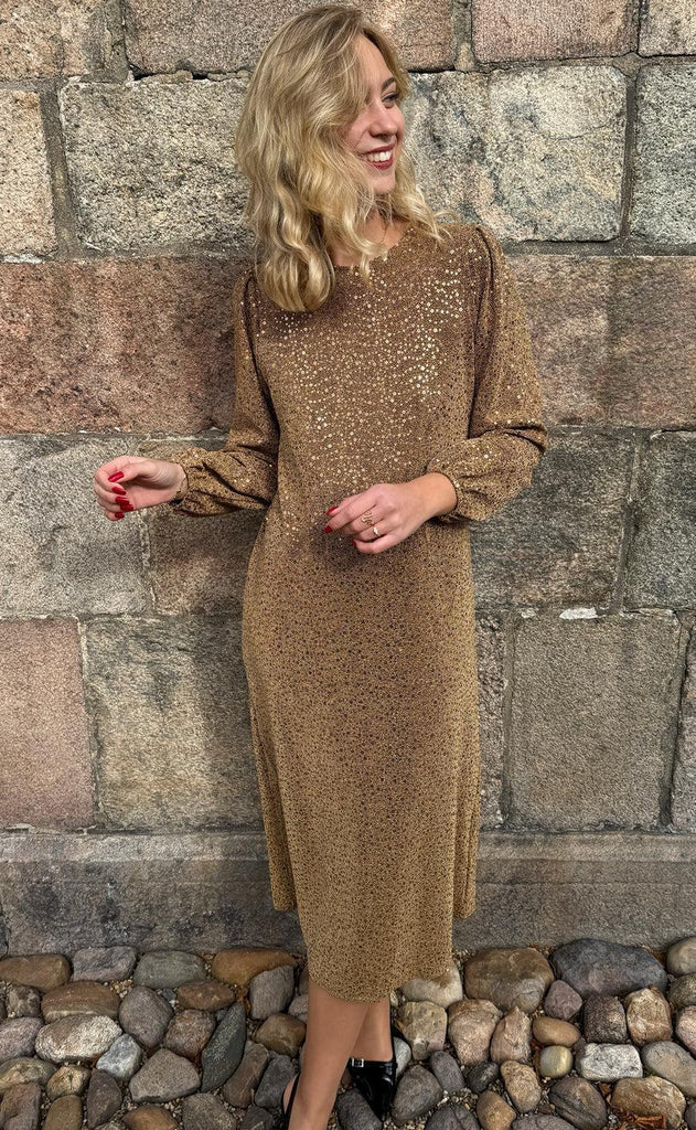 Say INA Copenhagen Kjole - Fia Long - Golden