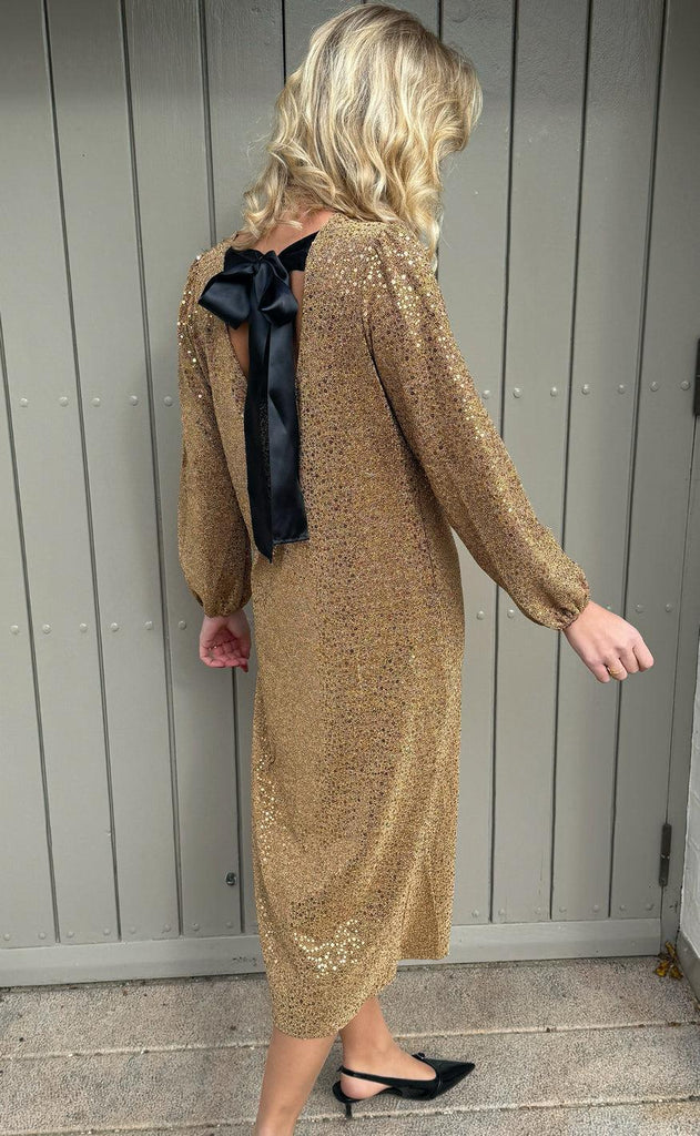 Say INA Copenhagen Kjole - Fia Long - Golden
