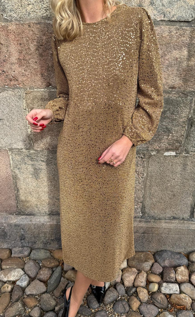 Say INA Copenhagen Kjole - Fia Long - Golden