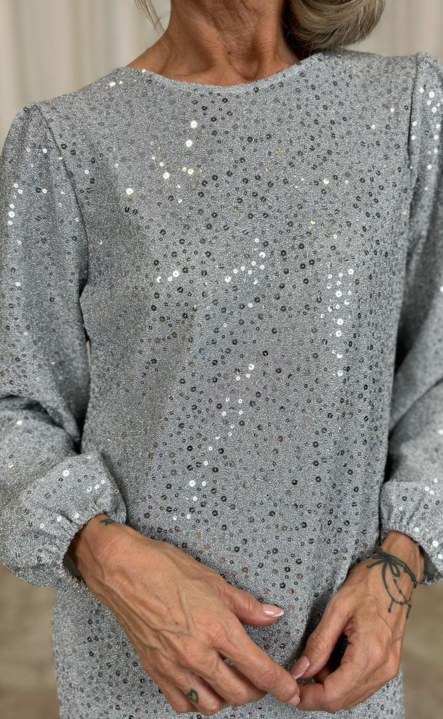 Say INA Copenhagen Kjole - Fia Long - Silver