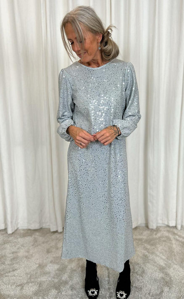 Say INA Copenhagen Kjole - Fia Long - Silver