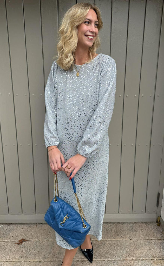 Say INA Copenhagen Kjole - Fia Long - Silver