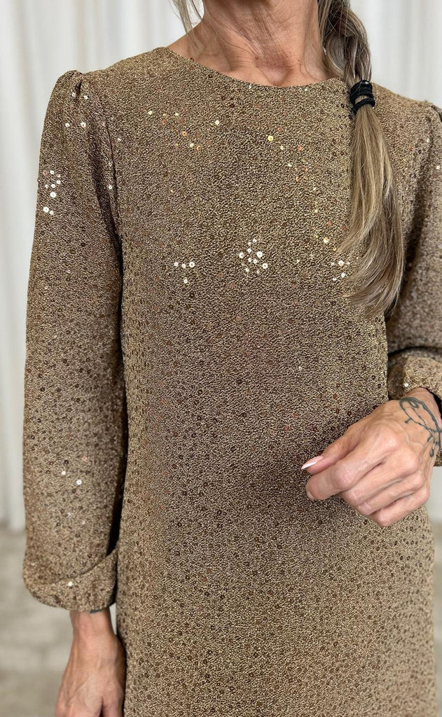 Say INA Copenhagen Kjole - Fia Short - Golden