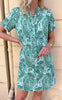 Say INA Copenhagen Kjole - Flora - Green Paisley