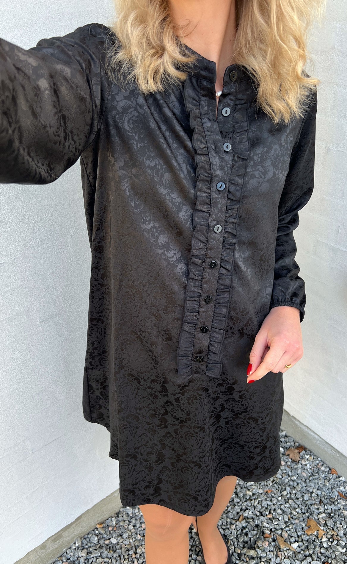 Say INA Copenhagen Kjole - Florina - Black Flower