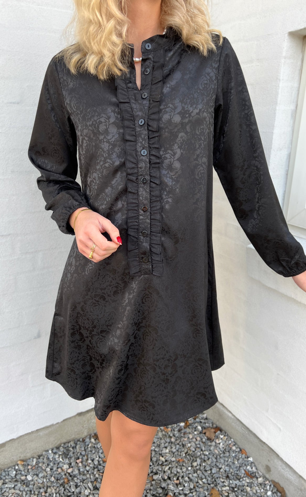 Say INA Copenhagen Kjole - Florina - Black Flower
