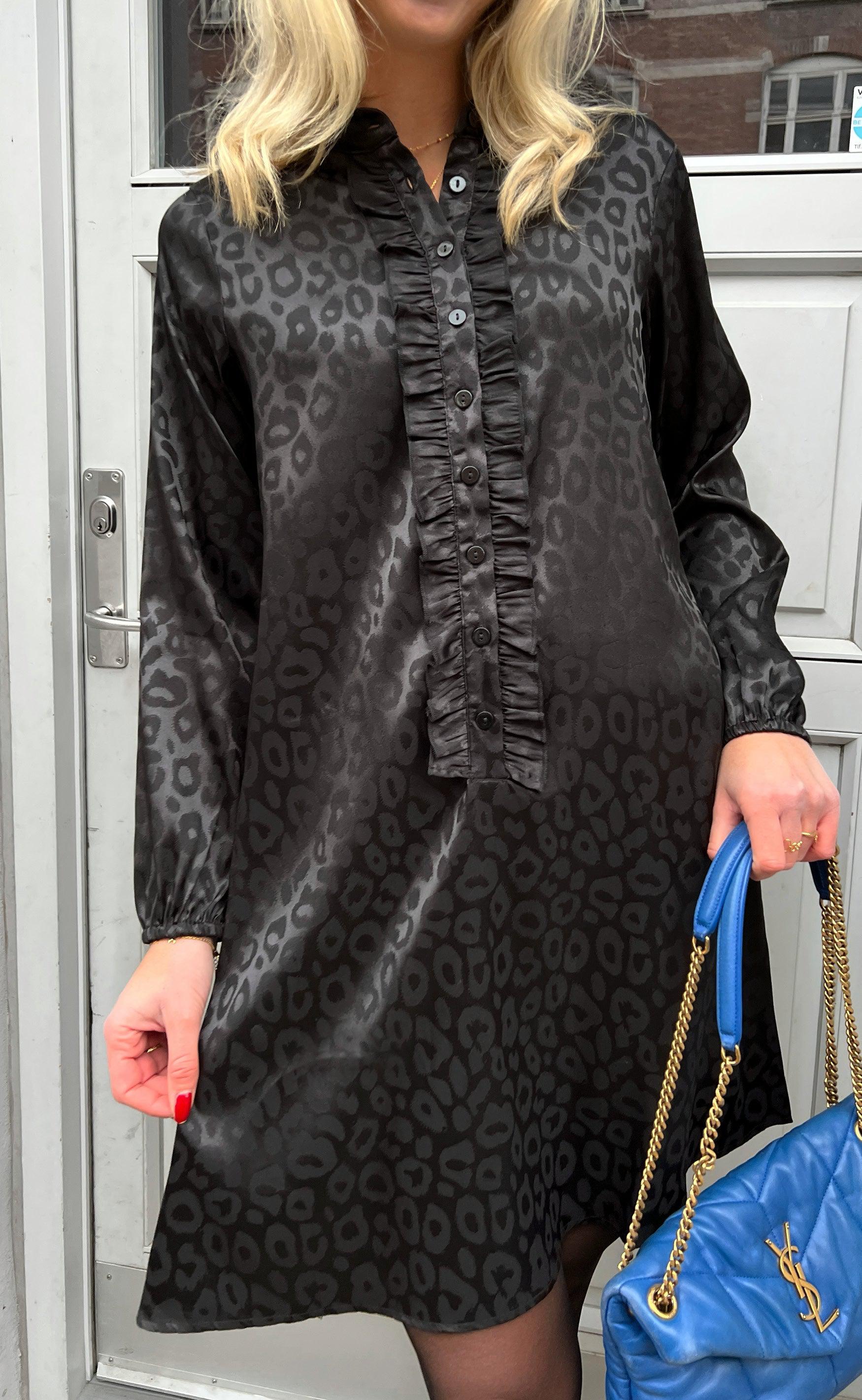 Say INA Copenhagen Kjole - Florina - Black Leopard