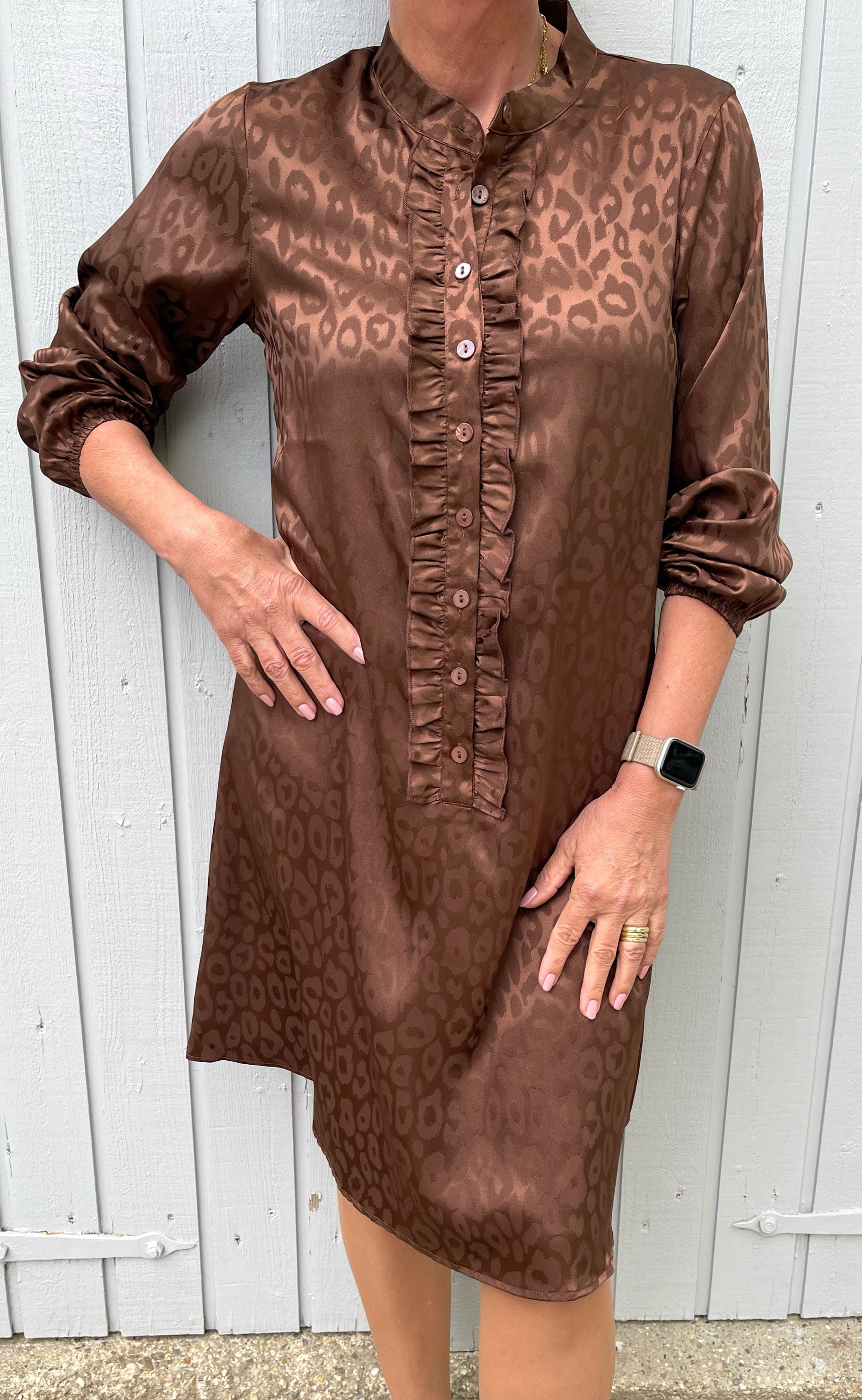 Say INA Copenhagen Kjole - Florina - Chocolate Leopard