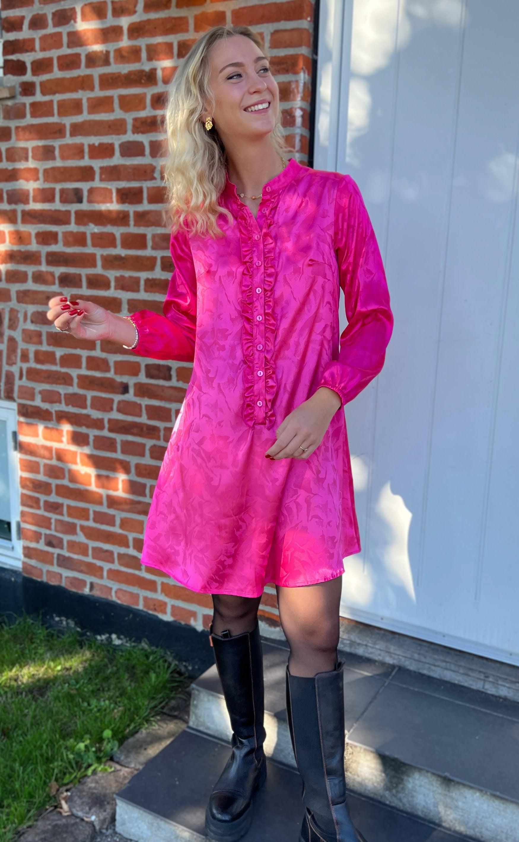 Say INA Copenhagen Kjole - Florina - Pink Flower