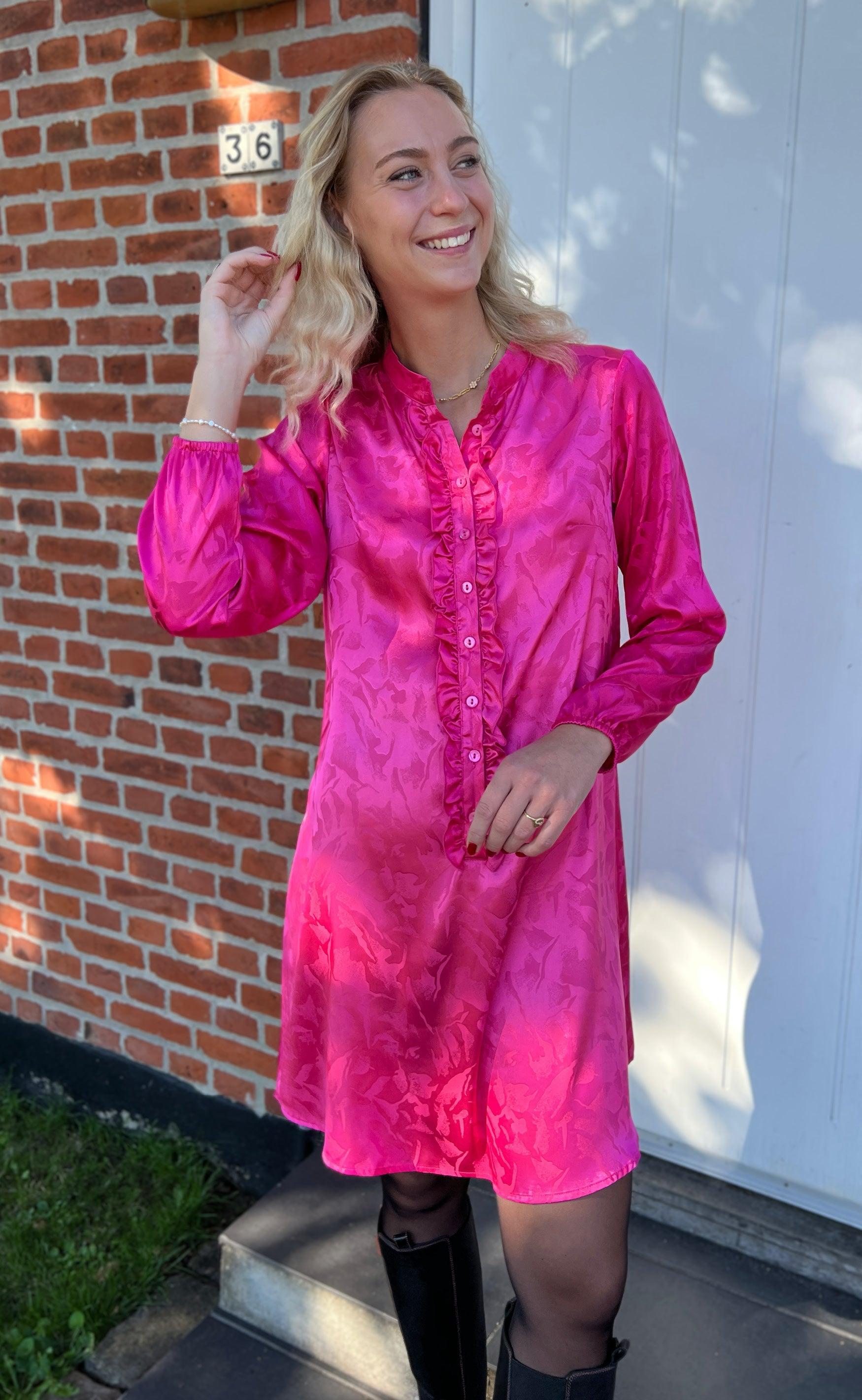 Say INA Copenhagen Kjole - Florina - Pink Flower