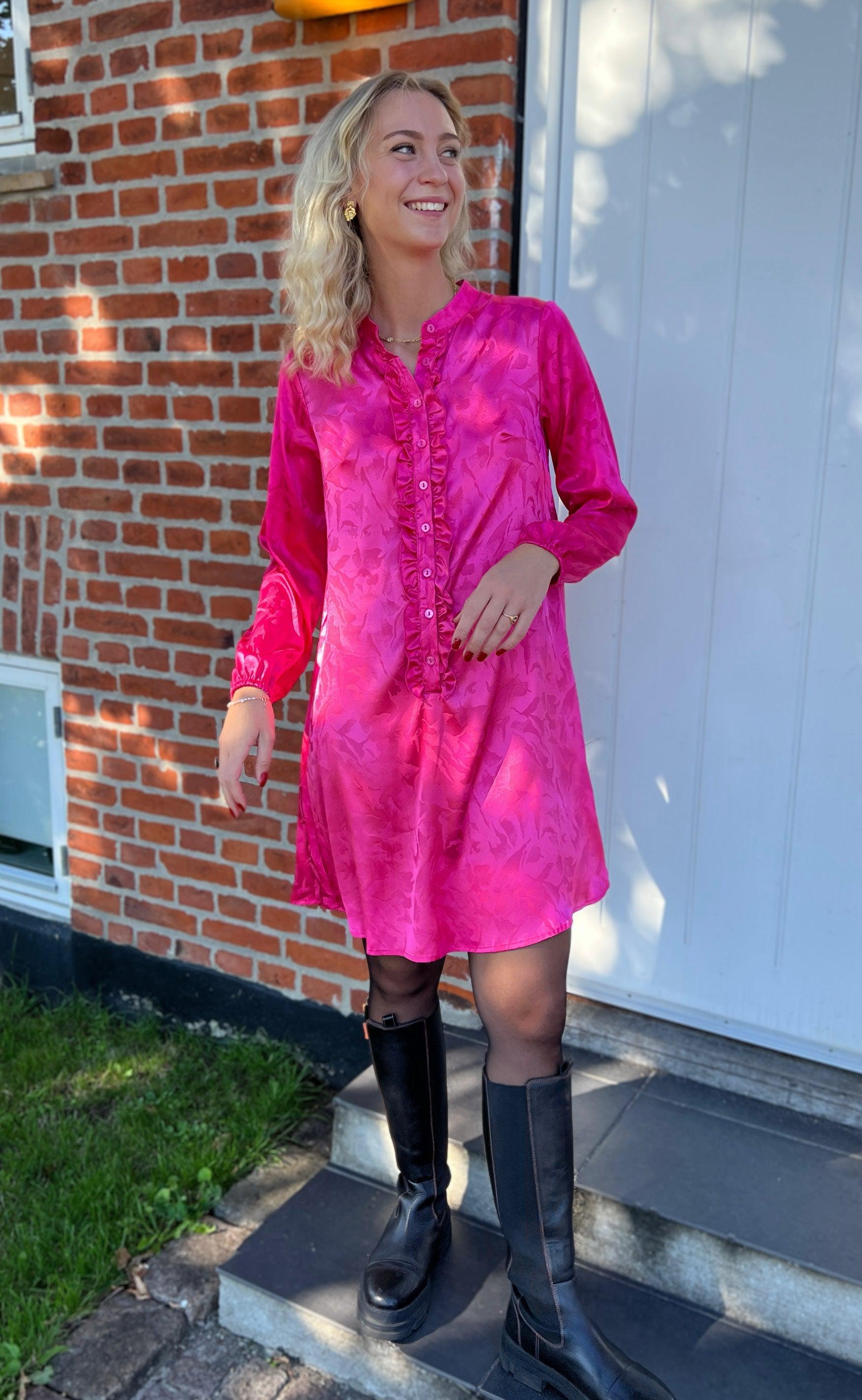 Say INA Copenhagen Kjole - Florina - Pink Flower