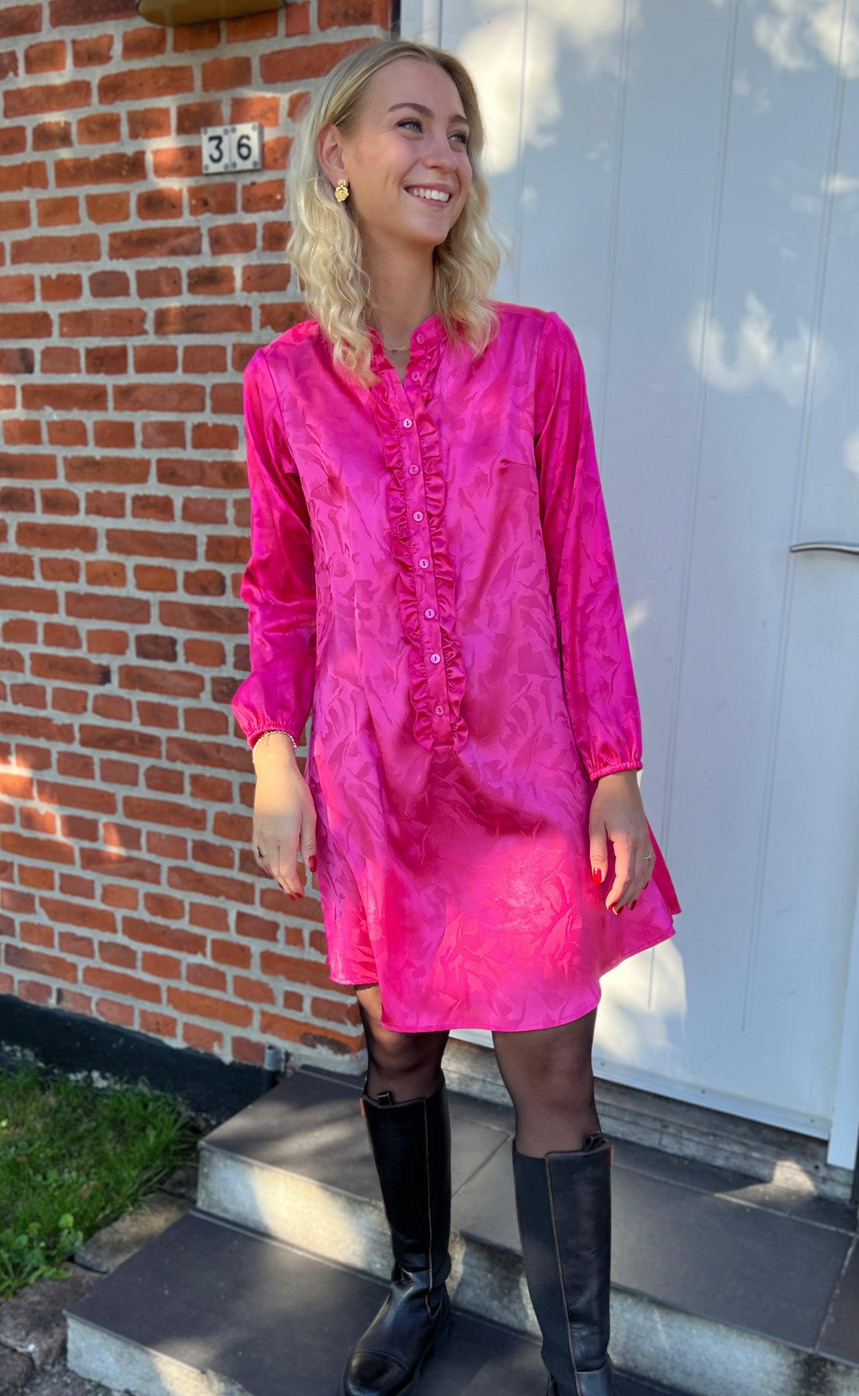 Say INA Copenhagen Kjole - Florina - Pink Flower
