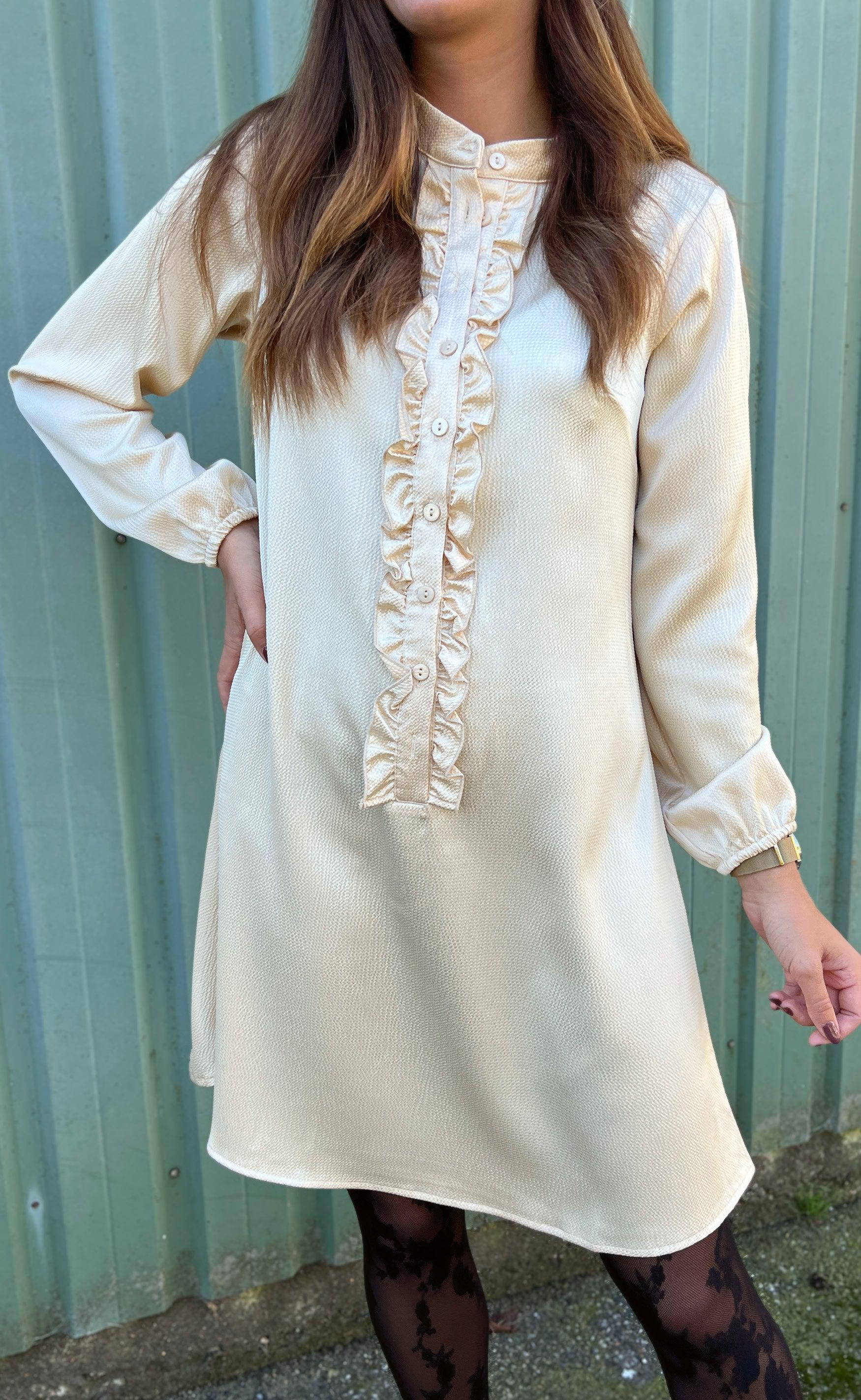 Say INA Copenhagen Kjole - Florina - Shiny Beige