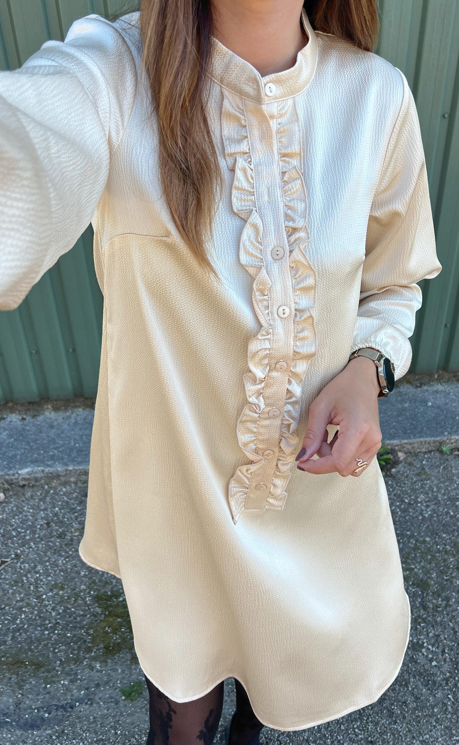Say INA Copenhagen Kjole - Florina - Shiny Beige