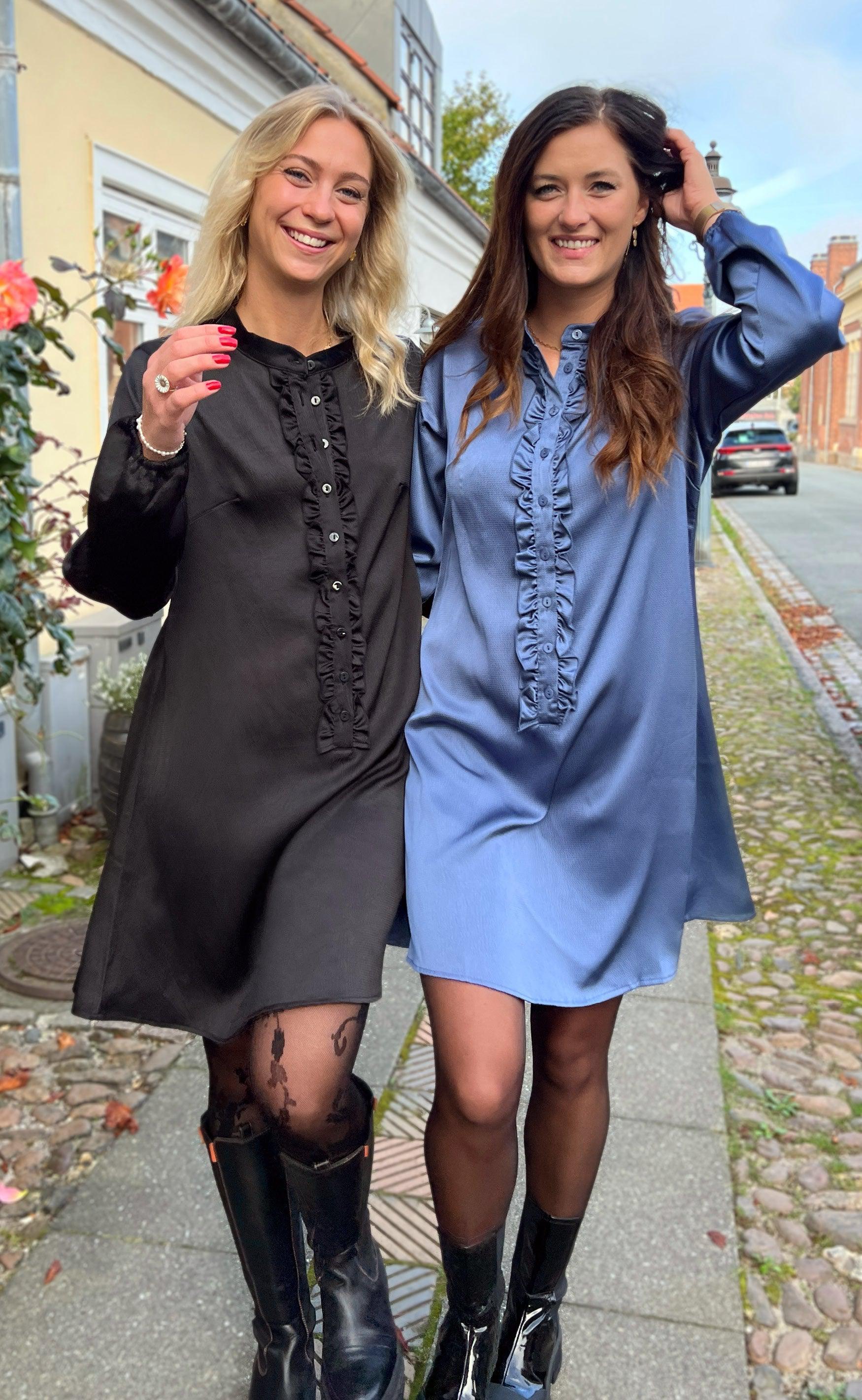 Say INA Copenhagen Kjole - Florina - Shiny Blue