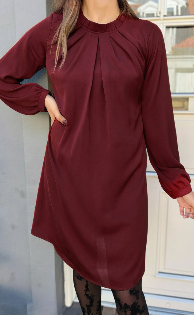 Say INA Copenhagen Kjole - Hazel - Burgundy
