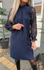 Say INA Copenhagen Kjole - Hazel Lace - Navy Blue