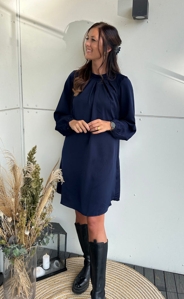 Say INA Copenhagen Kjole - Hazel - Navy Blue