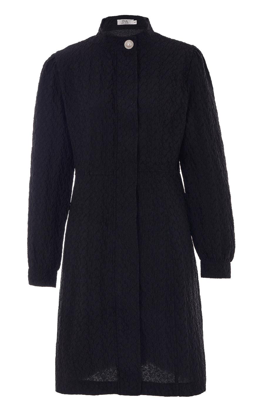 Say INA Copenhagen Kjole - Ines - Black Flower