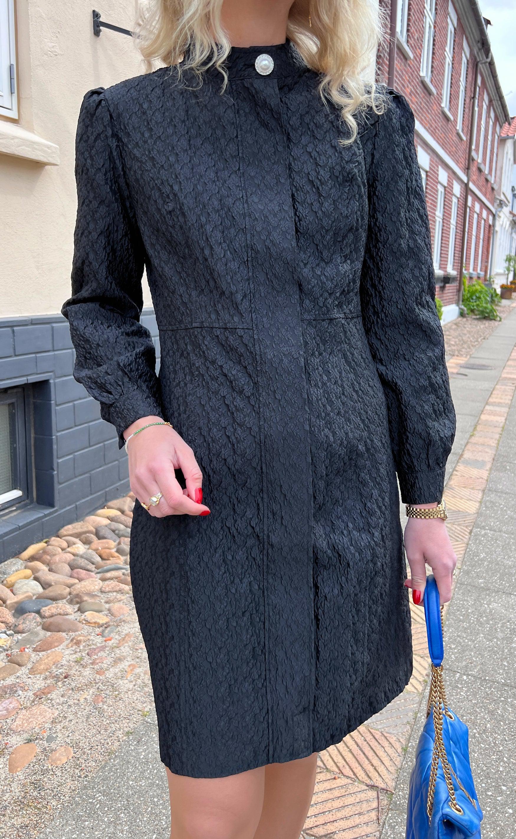 Say INA Copenhagen Kjole - Ines - Black Flower