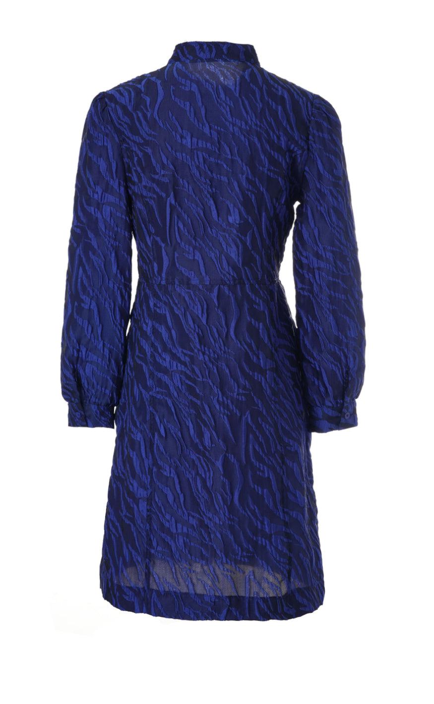 Say INA Copenhagen Kjole - Ines - Blue Zebra