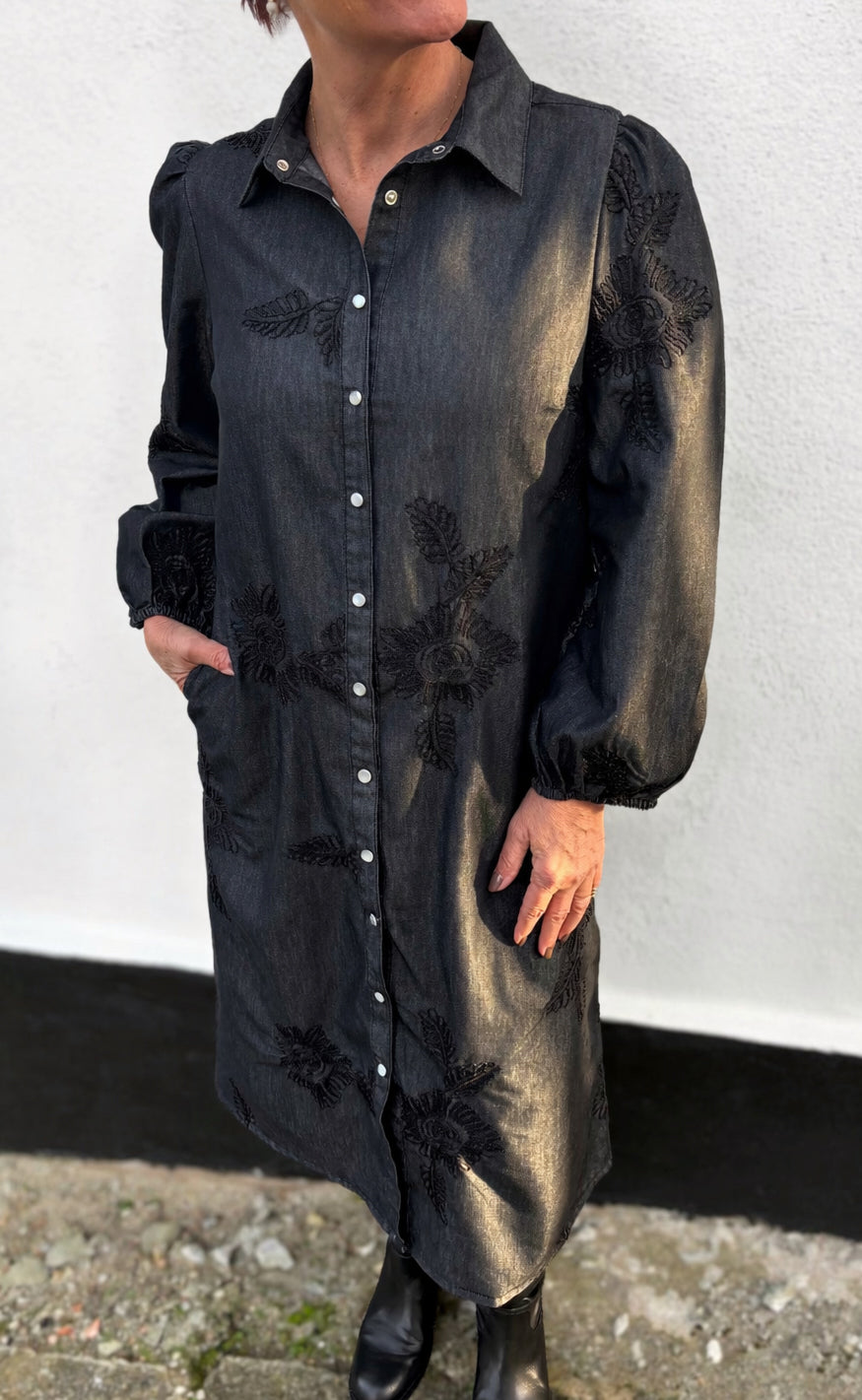 Say INA Copenhagen Kjole - Jessi - Black Denim
