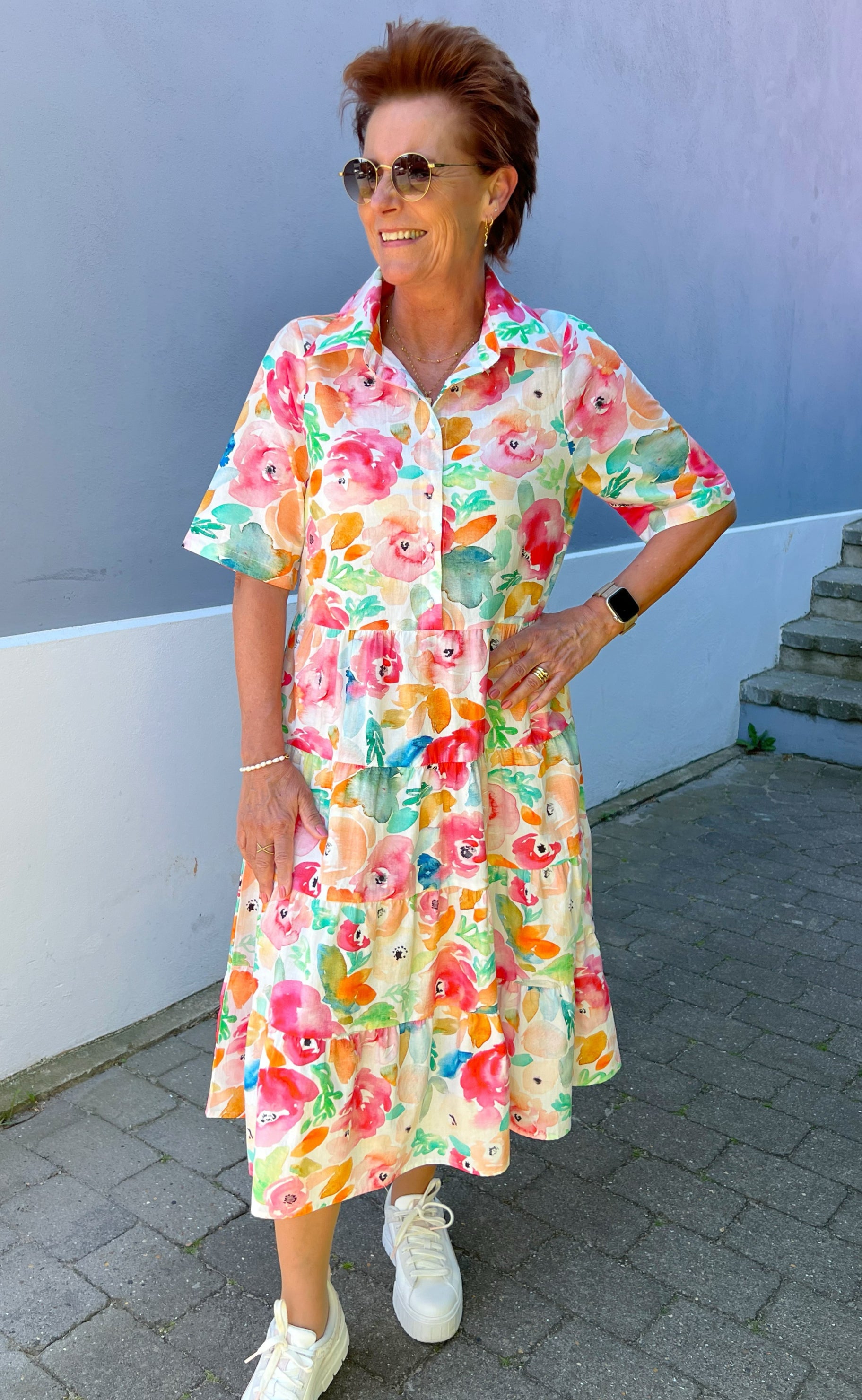 Say INA Copenhagen Kjole - Karla - Multi Flower
