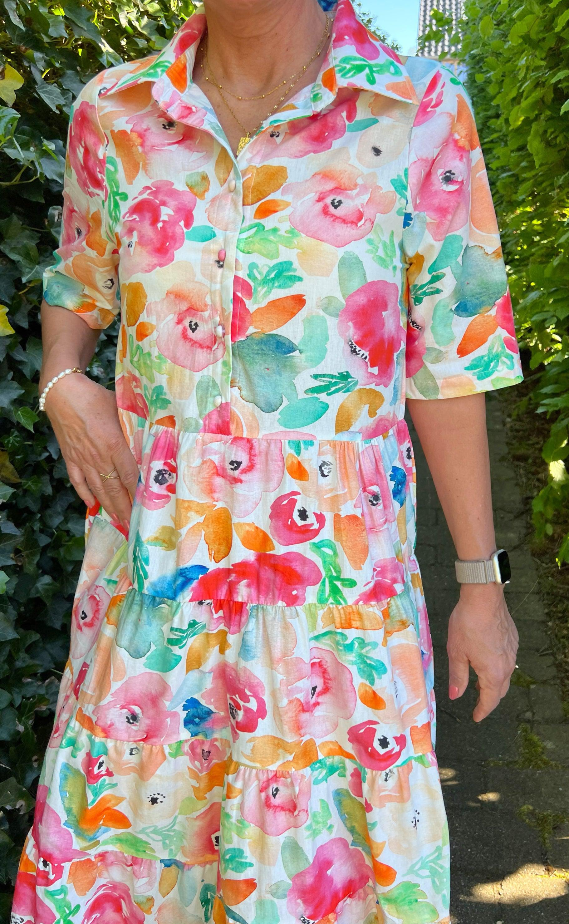 Say INA Copenhagen Kjole - Karla - Multi Flower