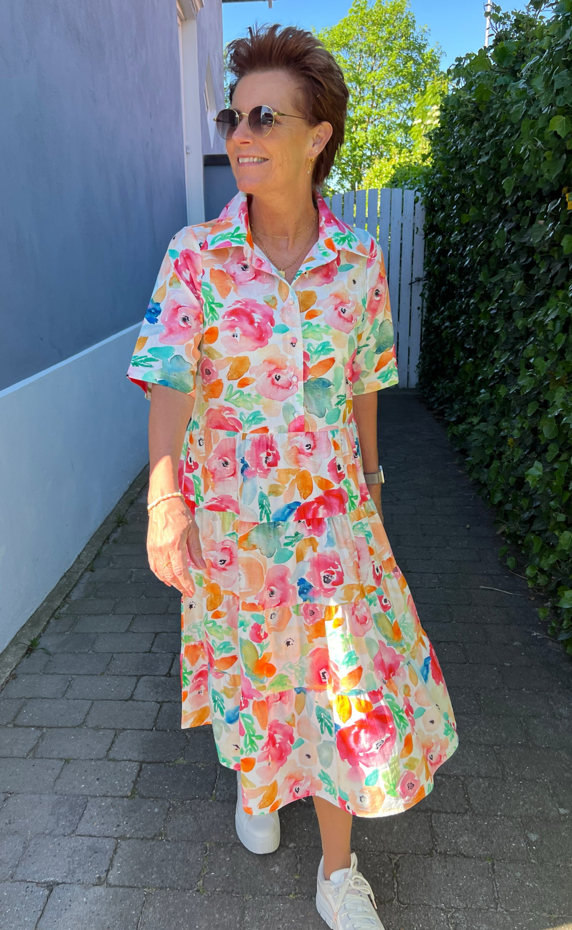 Say INA Copenhagen Kjole - Karla - Multi Flower
