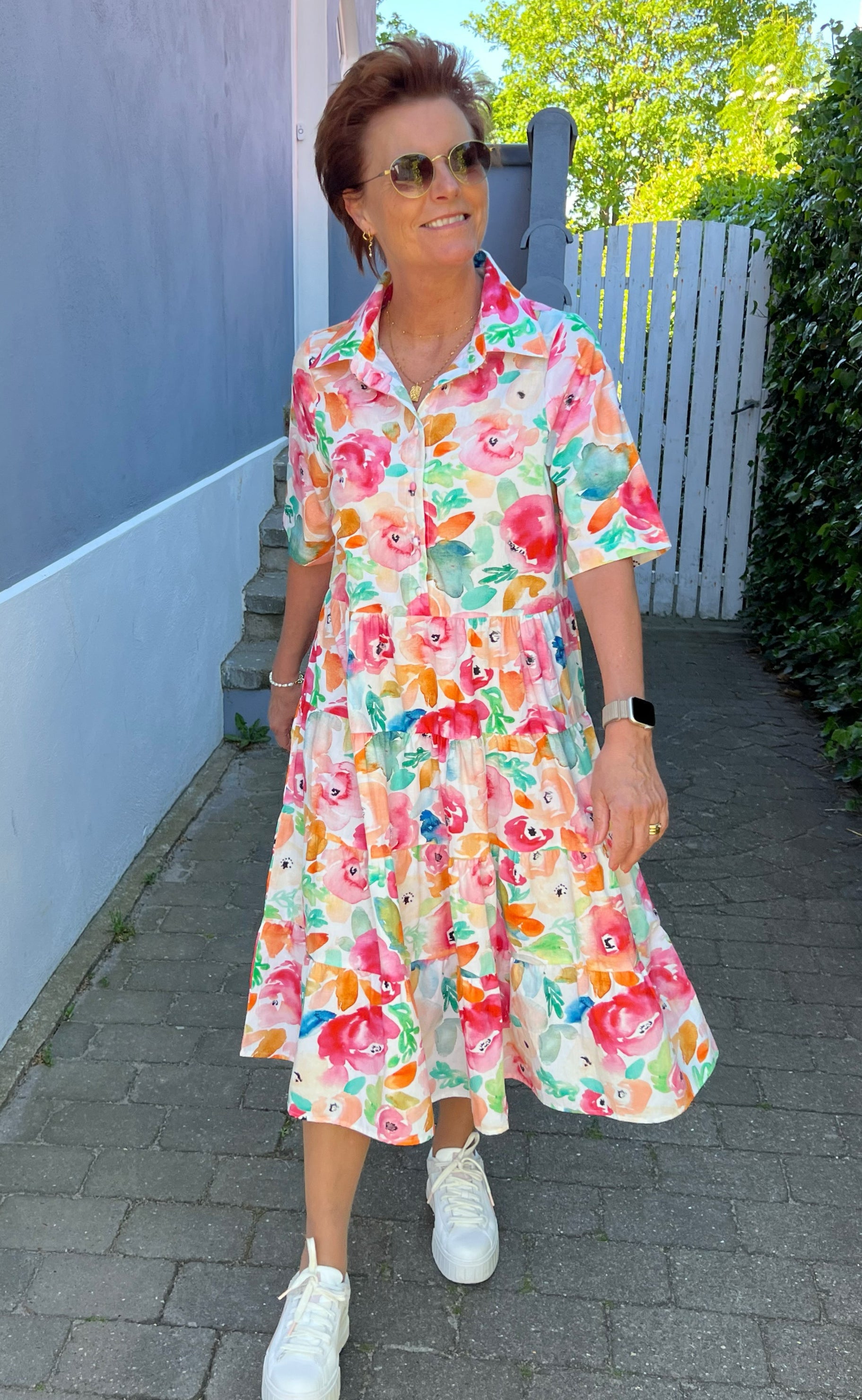 Say INA Copenhagen Kjole - Karla - Multi Flower