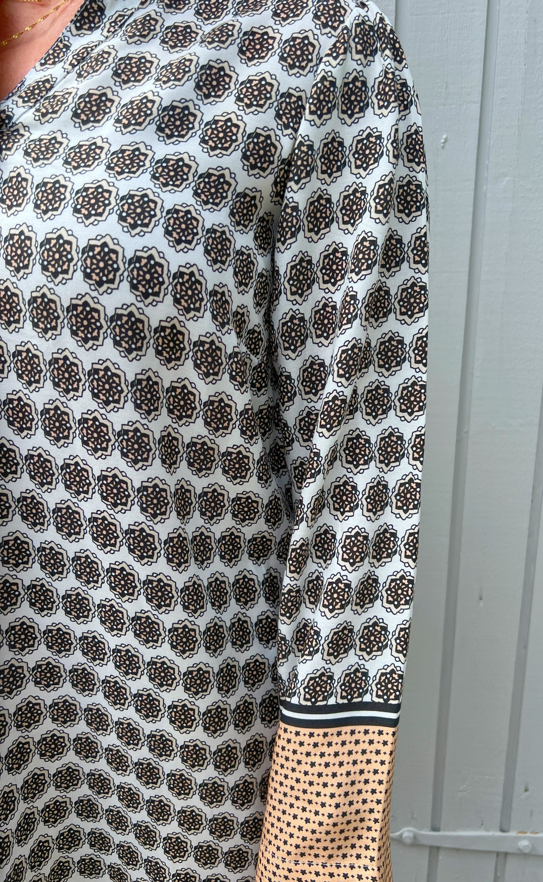 Say INA Copenhagen Kjole - Katia - Beige Print