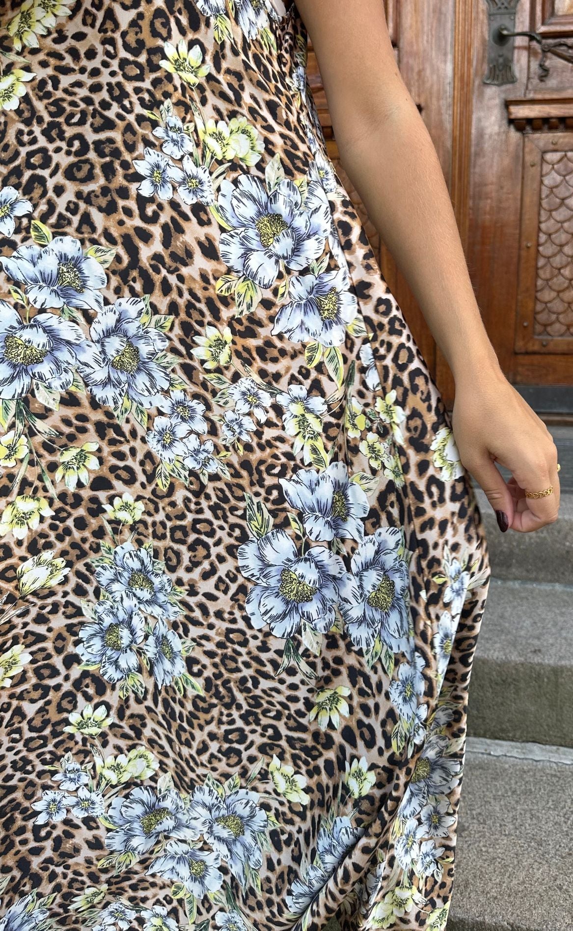 Say INA Copenhagen Kjole - Klara - Leopard Flower