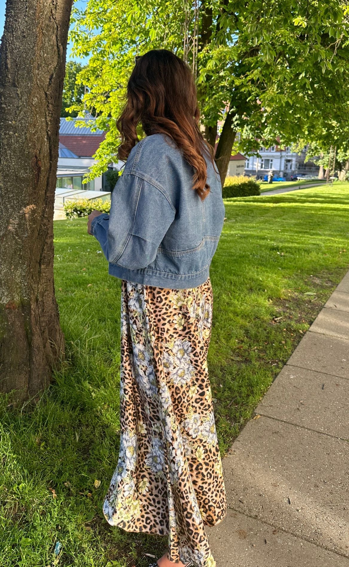 Say INA Copenhagen Kjole - Klara - Leopard Flower
