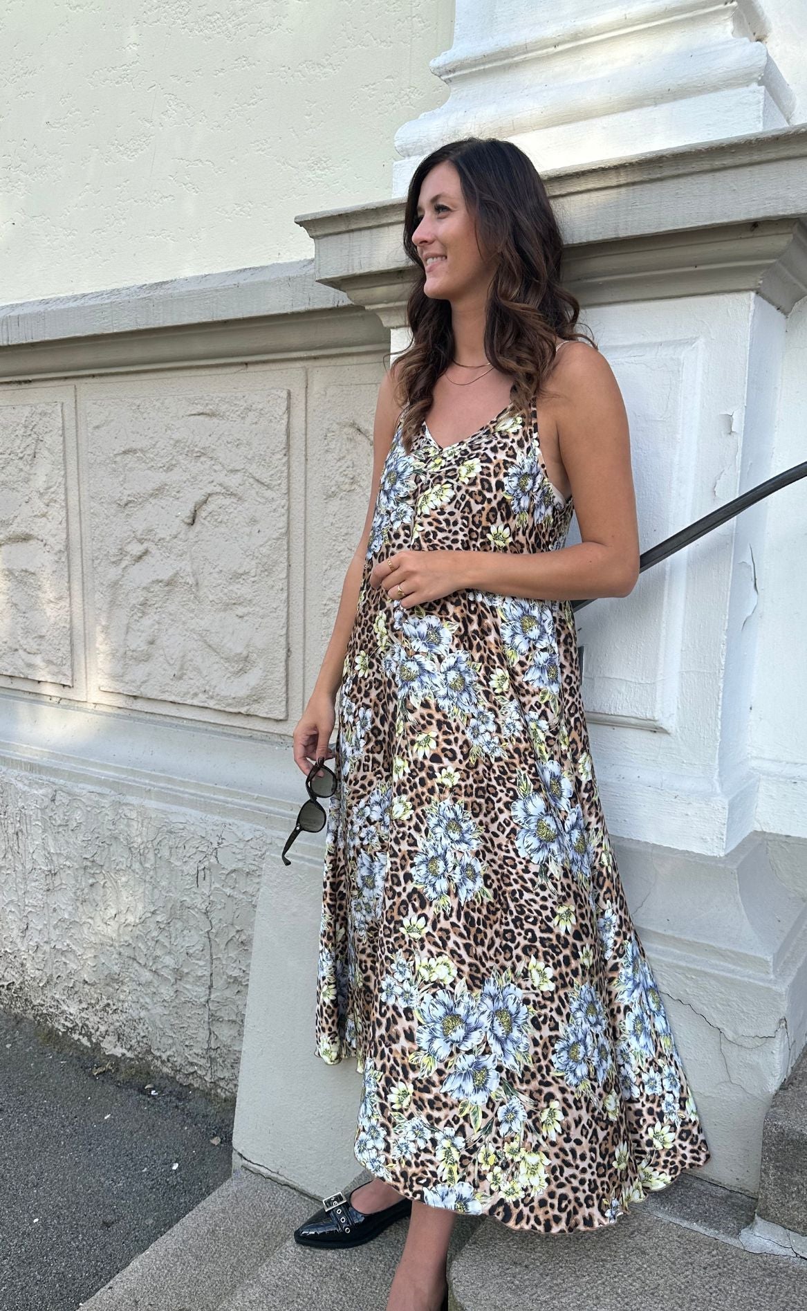 Say INA Copenhagen Kjole - Klara - Leopard Flower
