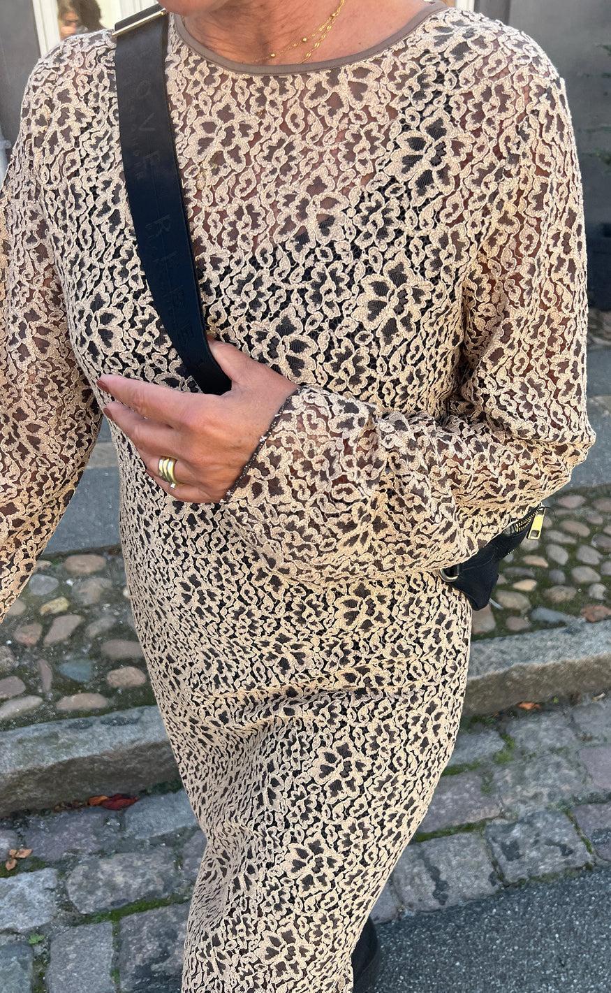 Say INA Copenhagen Kjole - Lanza - Beige/Brown