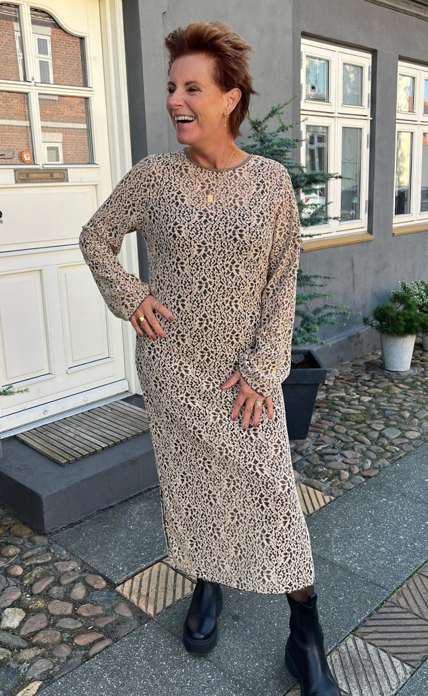 Say INA Copenhagen Kjole - Lanza - Beige/Brown