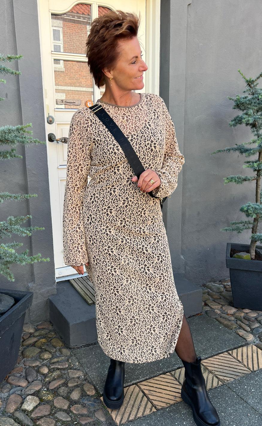 Say INA Copenhagen Kjole - Lanza - Beige/Brown