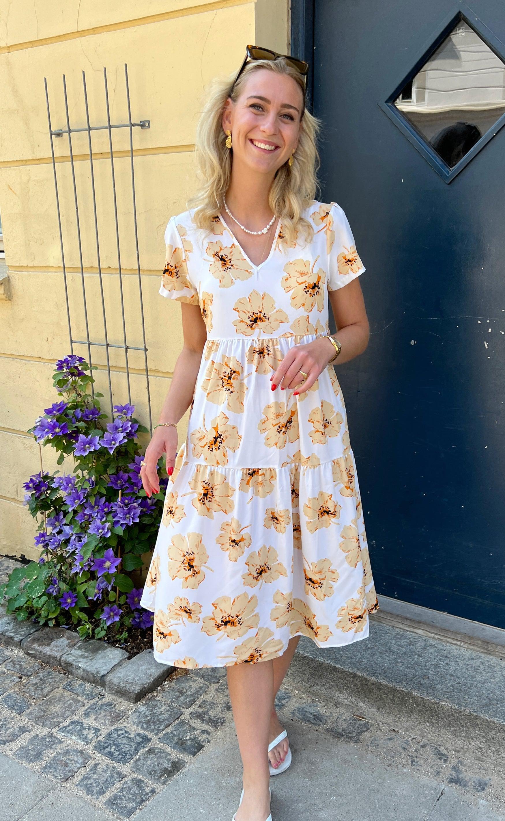 Say INA Copenhagen Kjole - Lily - Sun Flower