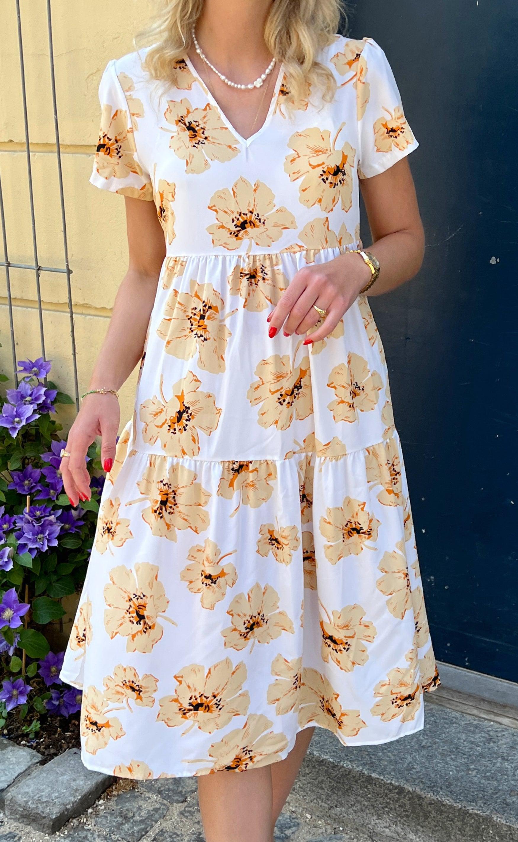Say INA Copenhagen Kjole - Lily - Sun Flower