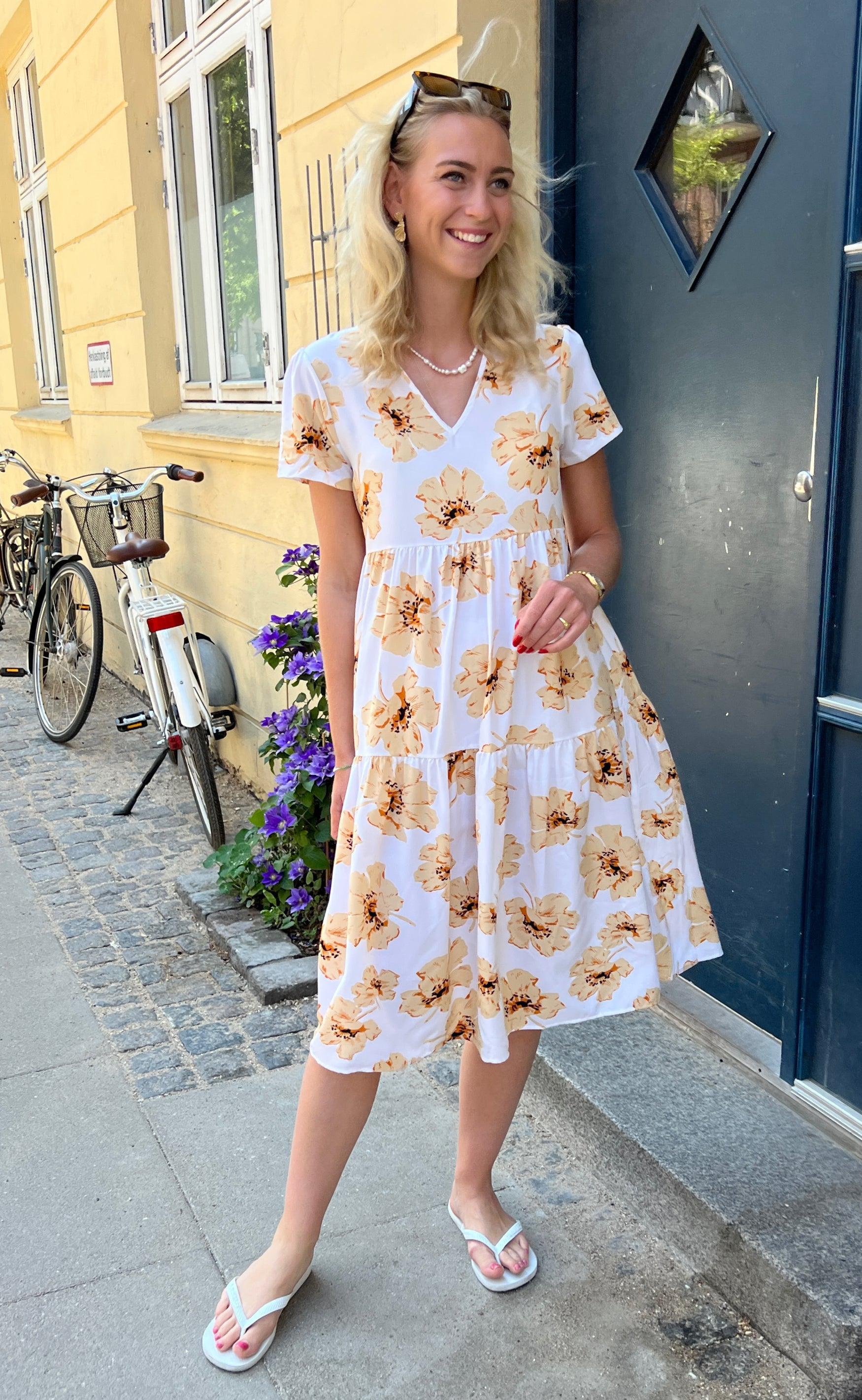 Say INA Copenhagen Kjole - Lily - Sun Flower