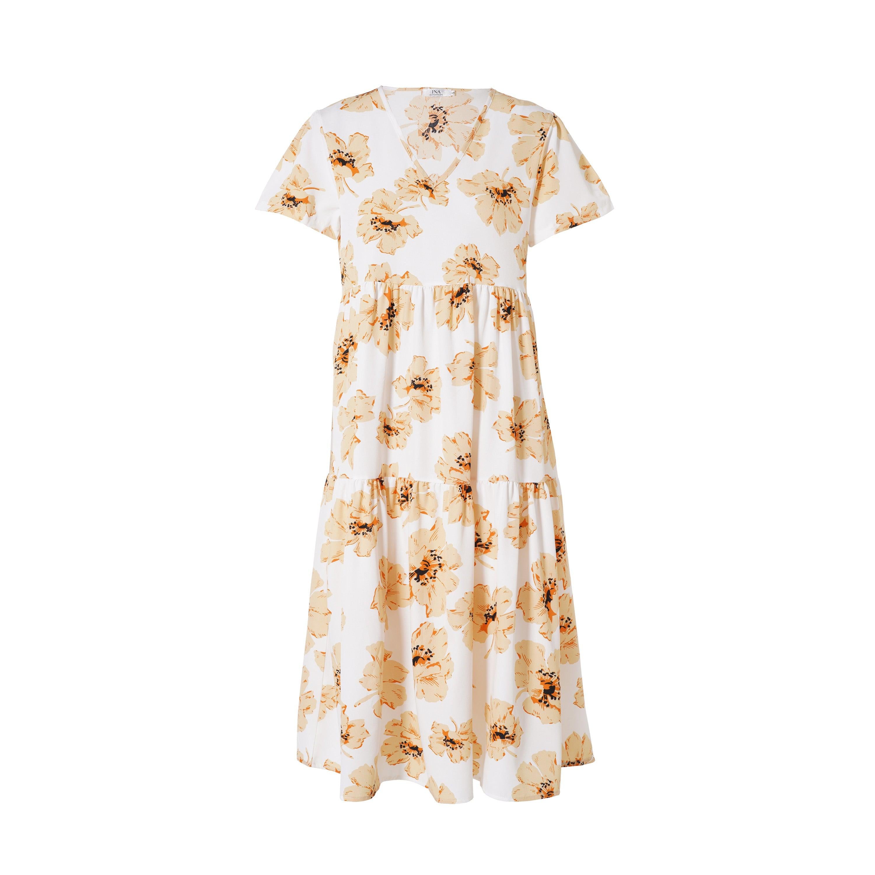 Say INA Copenhagen Kjole - Lily - Sun Flower