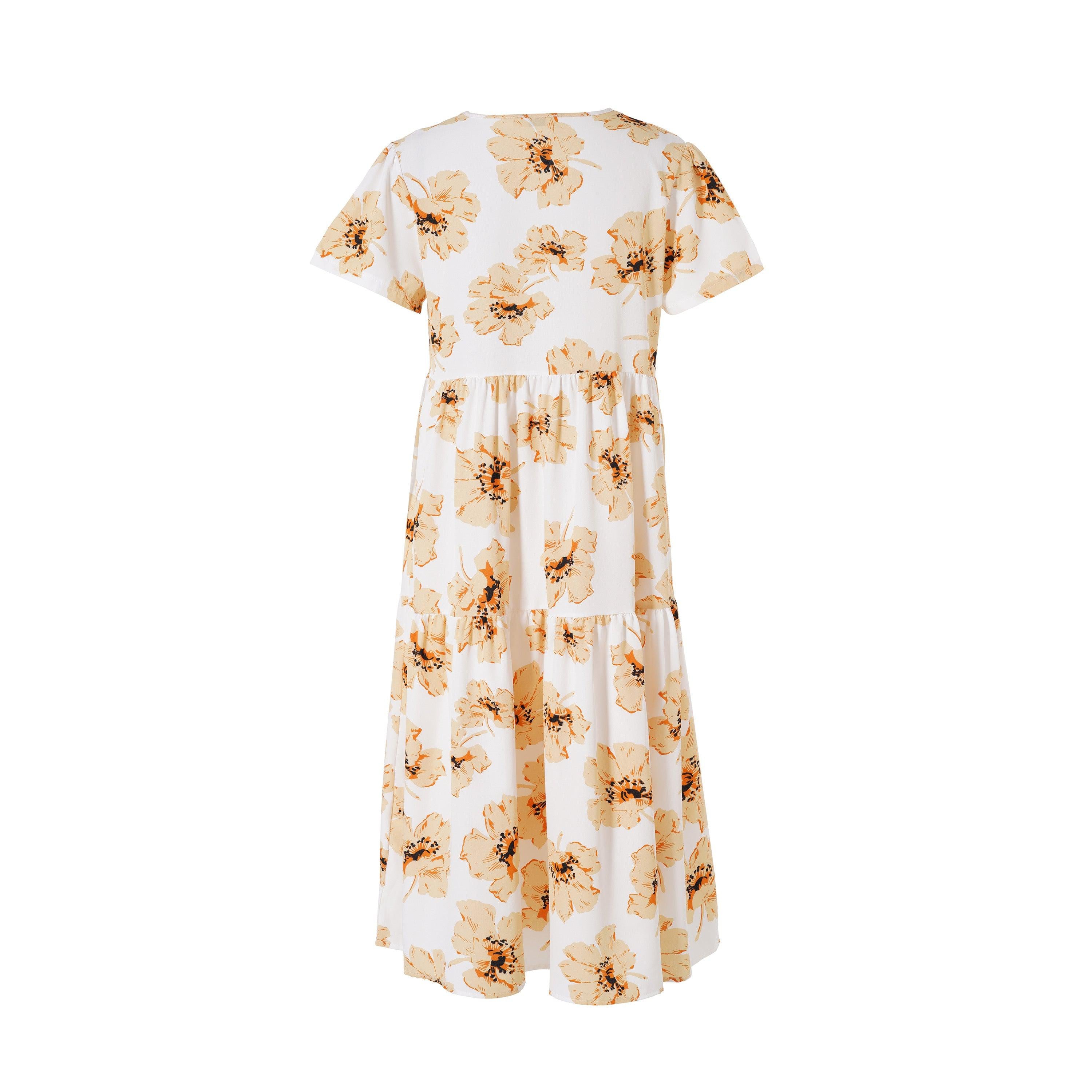 Say INA Copenhagen Kjole - Lily - Sun Flower