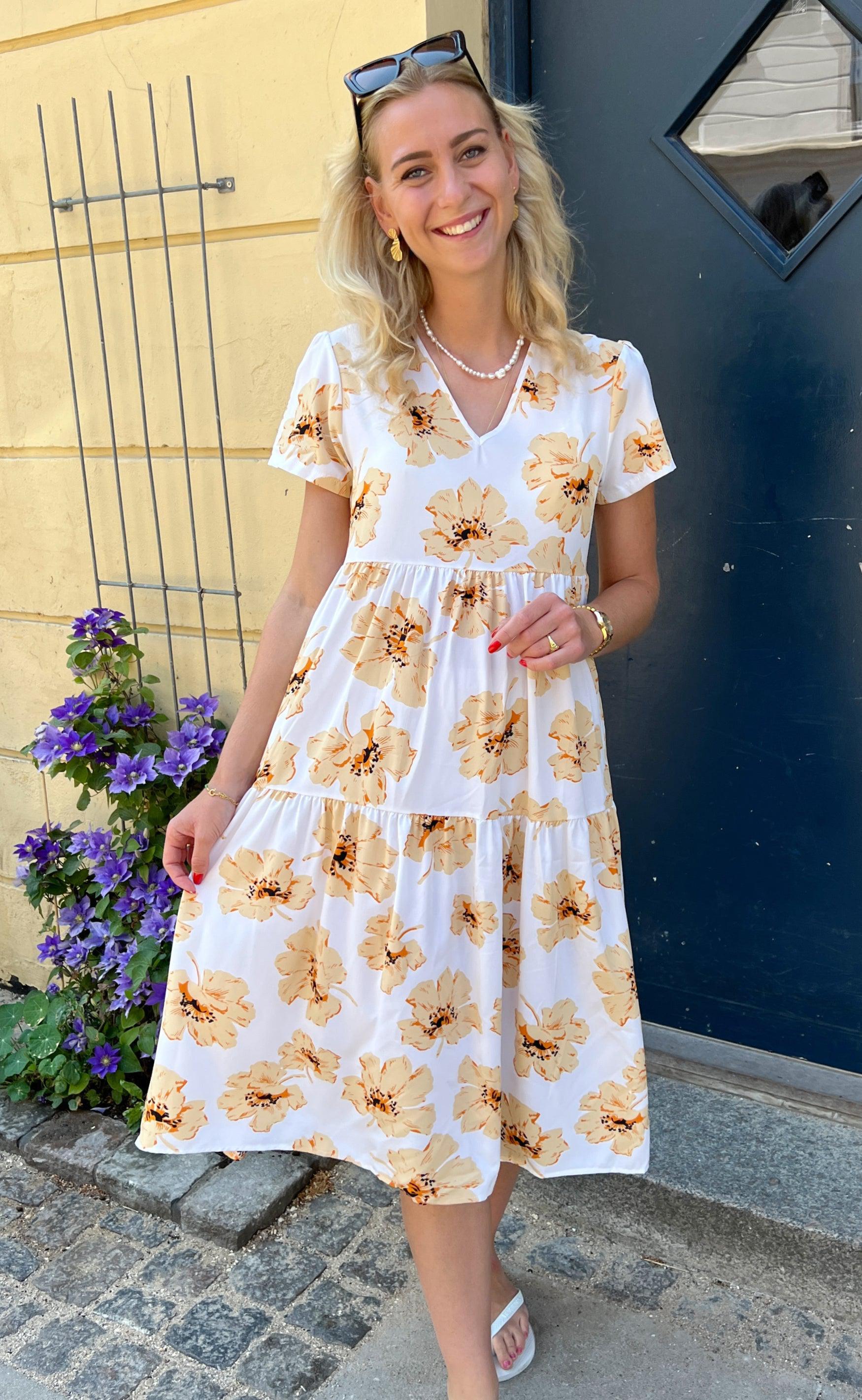 Say INA Copenhagen Kjole - Lily - Sun Flower