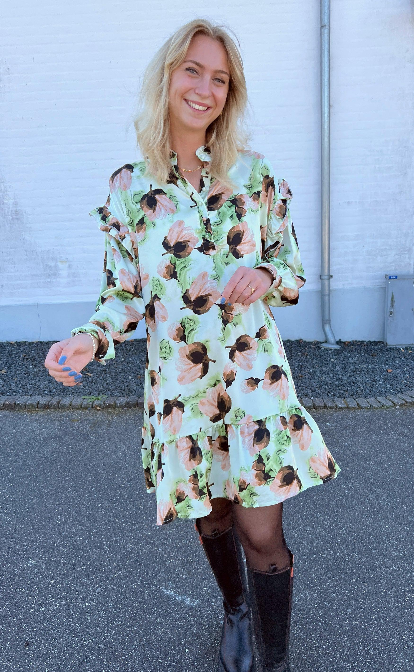 Say INA Copenhagen Kjole - Lisa - Fall Flowers