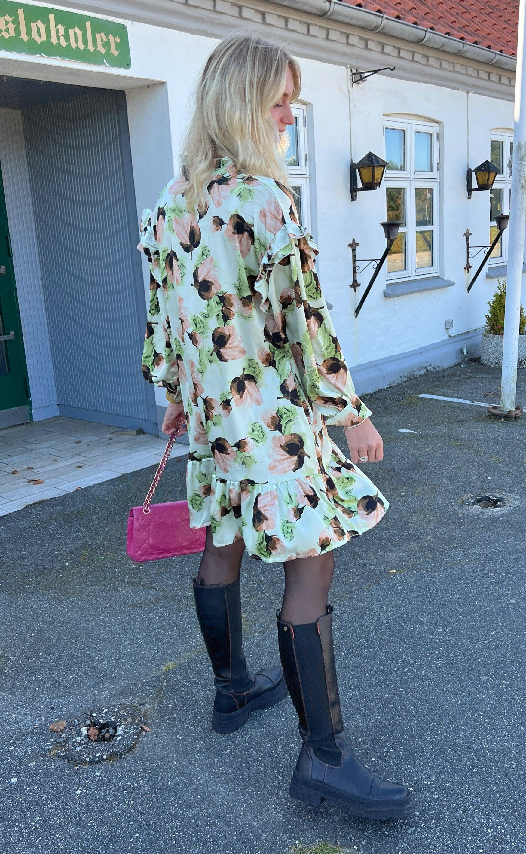 Say INA Copenhagen Kjole - Lisa - Fall Flowers